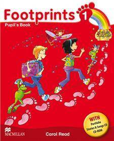 Footprints Angielski część 1 podręcznik z płytami CD i portfolio kurs dla dzieci w wieku 6-12 lat