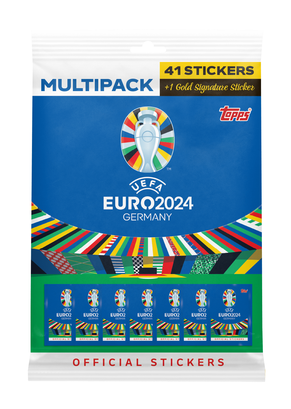 Euro 2024 Topps Stickers Multipack 1 szt. mix