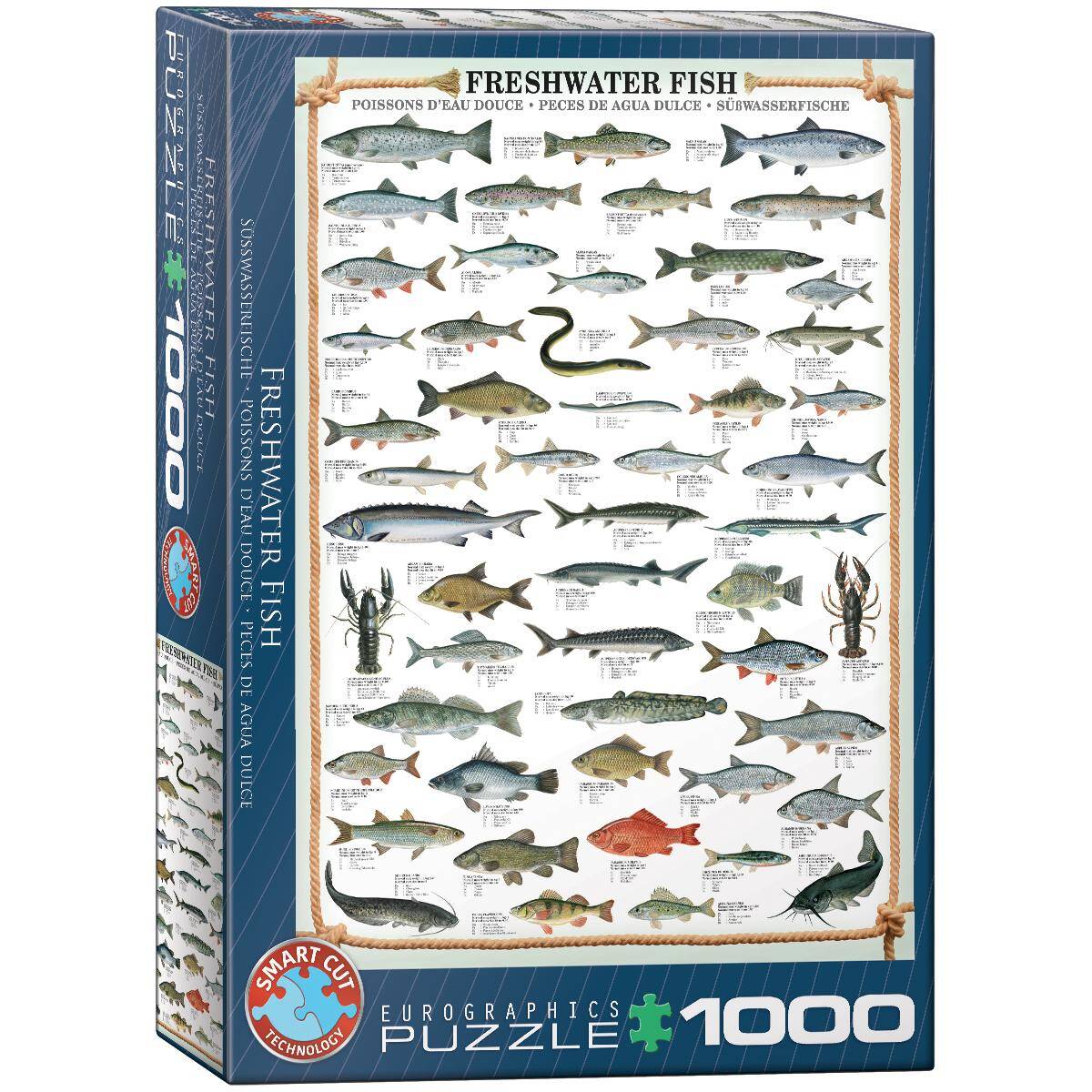 Puzzle 1000 Freshwater Fish 6000-0312