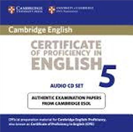 Cambridge Certificate of Proficiency in English 5 Audio CD Set (2 CDs) (Zdjęcie 1)