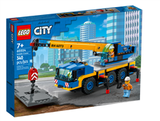 LEGO CITY Great Vehicles Żuraw samochodowy 60324 (340 el.) 7+ (Zdjęcie 1)