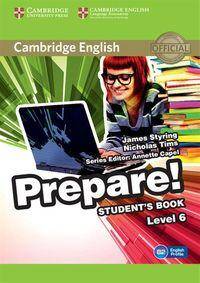 Cambridge English Prepare! 6 Student's Book