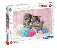 Puzzle Supercolor Sweet Kittens 104