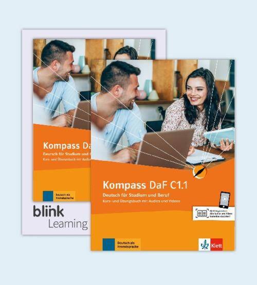 Kompass DaF C1.1 Deutsch für Studium und Beruf. Kurs- und Übungsbuch mit Audios und Videos+ KOD