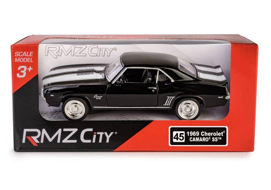 RMZ City 1969 Chevrolet Camaro SS czarny w skali 1 36 ksi garnia Edugaleria.pl