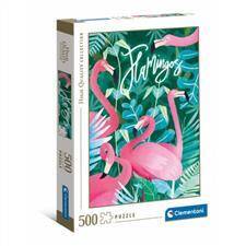 Puzzle Clementoni Fantastyczne zwierzęta Flamingi 500 elementów