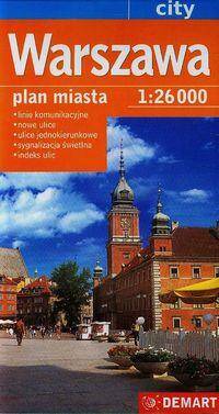 Warszawa. Plan miasta.