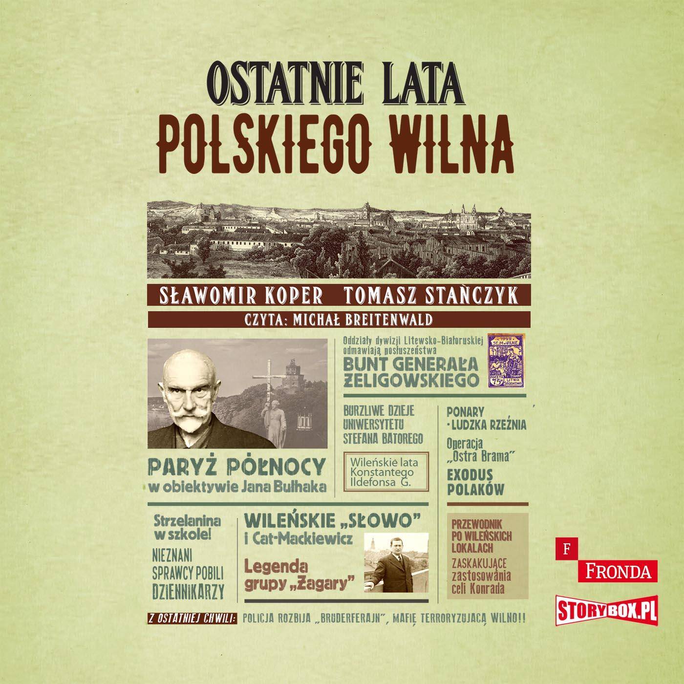 CD MP3 Ostatnie lata polskiego Wilna