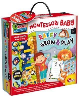 Montessori baby Raffy wzrost i zabawa LISCIANI