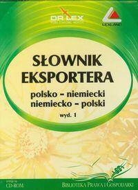 Słownik eksportera polsko-niemiecki, niemiecko-polski płyta CD