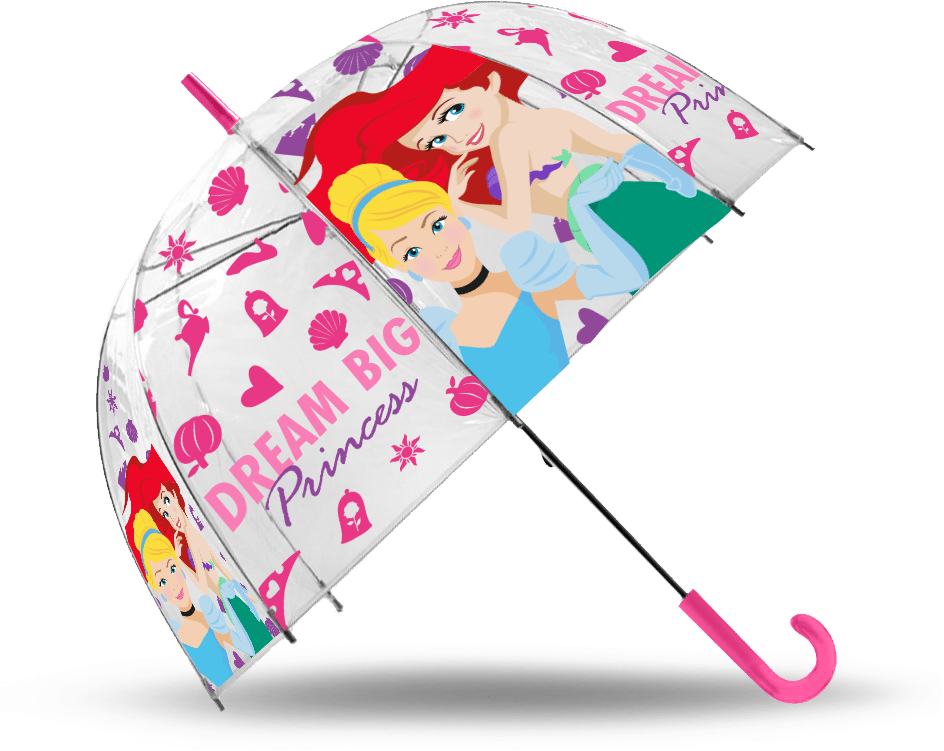 Parasolka Disney Princess przezroczysta 18cali