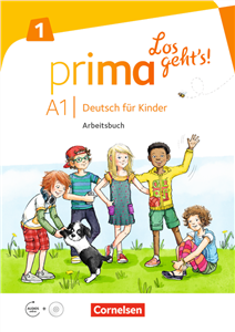 Prima - Los gehts! Deutsch fur Kinder Band 1 Arbeitsbuch mit Audio-CD und Stickerbogen