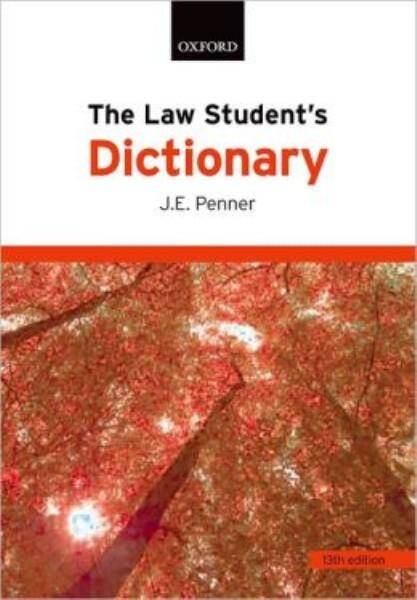 Oxford Law Student's Dictionary 2008