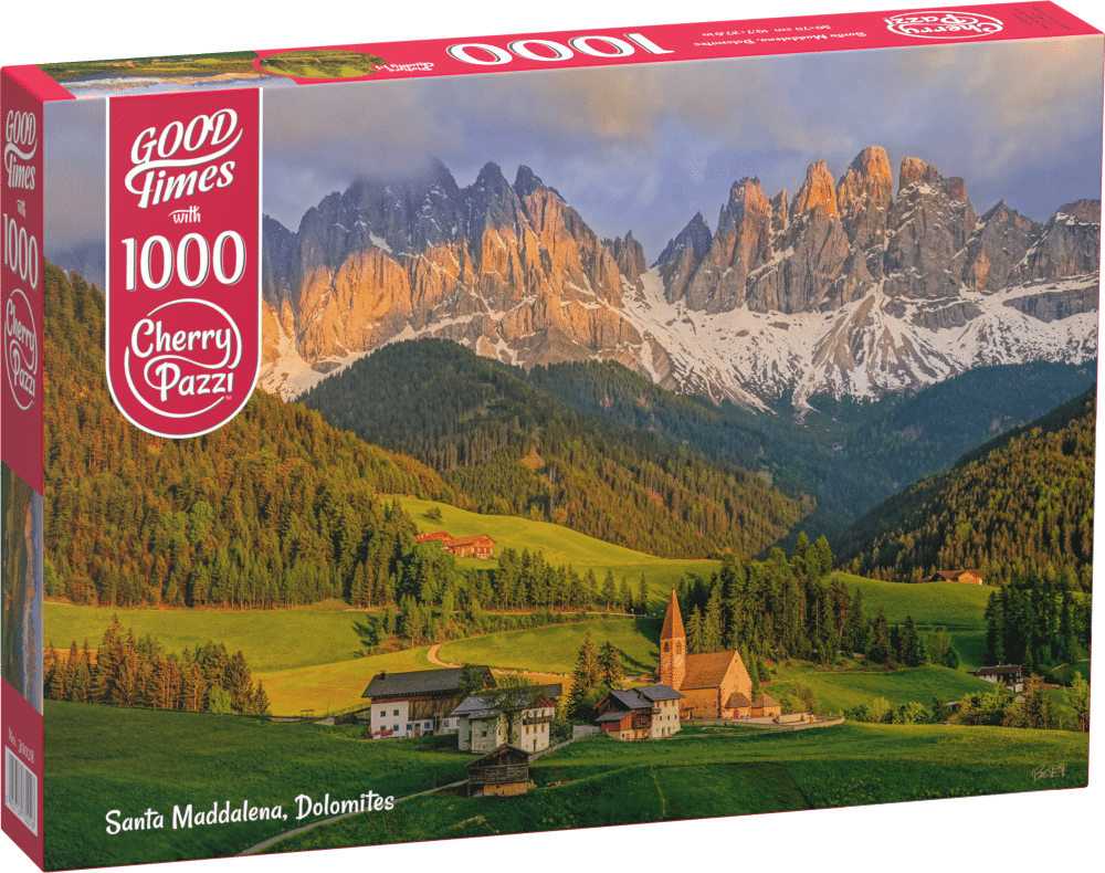 Puzzle 1000 Cherry Pazzi Santa Maddalena Dolomites