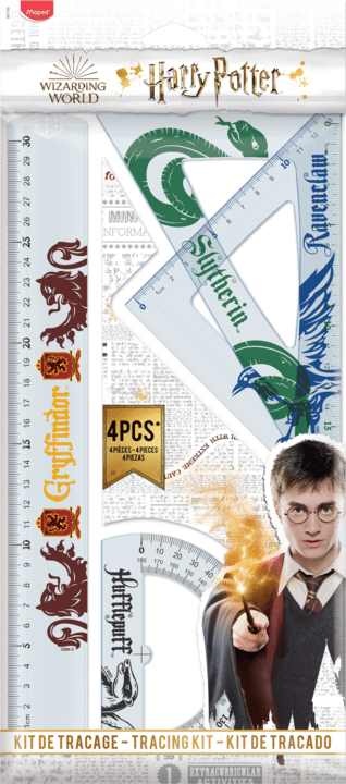 Zestaw geometryczny Harry Potter 4 elementy