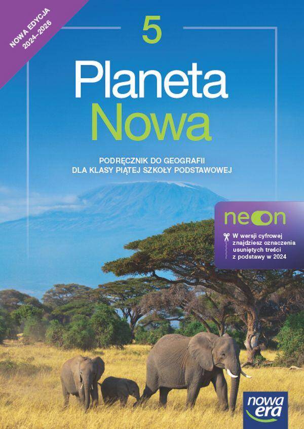 Planeta nowa NEON SP kl. 5 Zeszyt ćwiczeń do geografii Nowa edycja 2024-2026