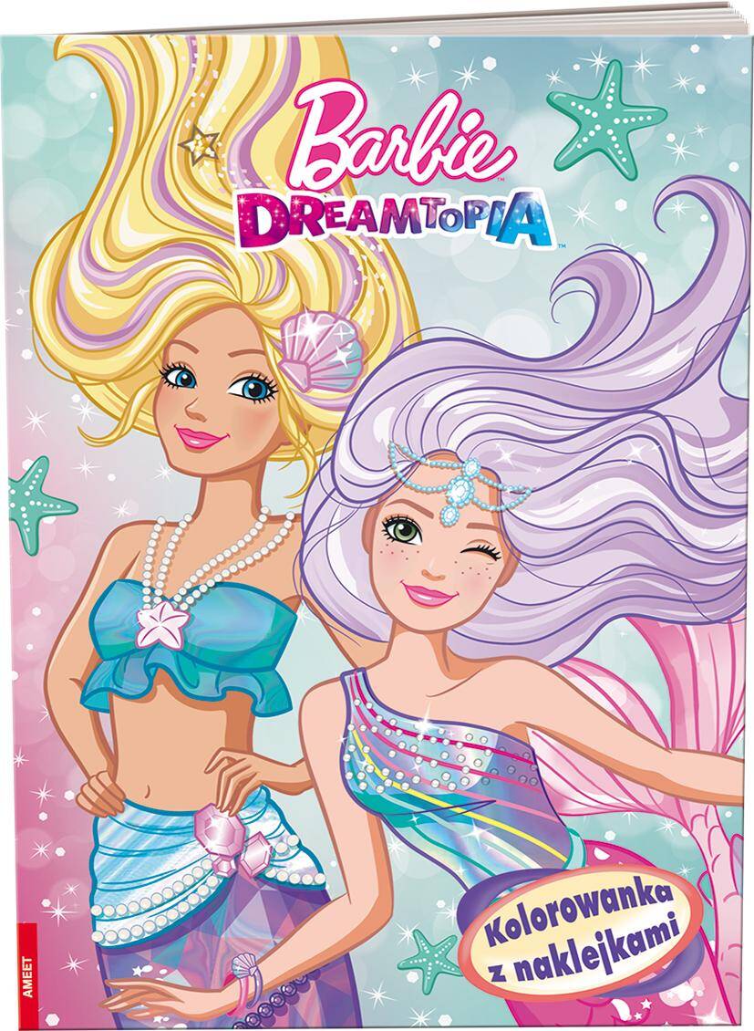 Barbie dreamtopia Kolorowanka z naklejkami NA-1403