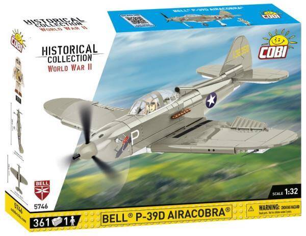 COBI 5746 Historical Collection WWII BELL P-39D Airacobra 361 klocków