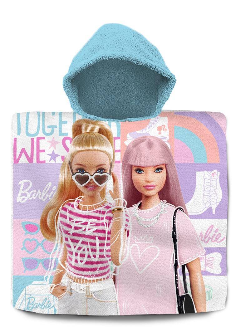 Poncho kąpielowe Barbie 120x60 cm BB00016
