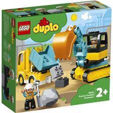 LEGO DUPLO TOWN Ciężarówka i koparka gąsienicowa 10931 (20 el.) 2+