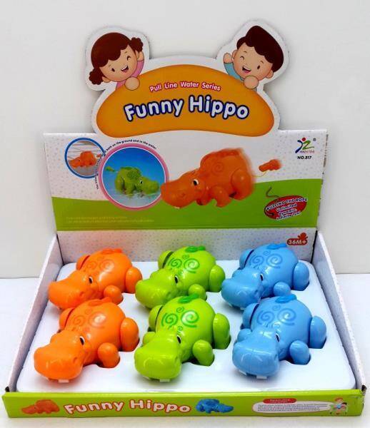 Hipopotam z napędem biega i pływa 8366