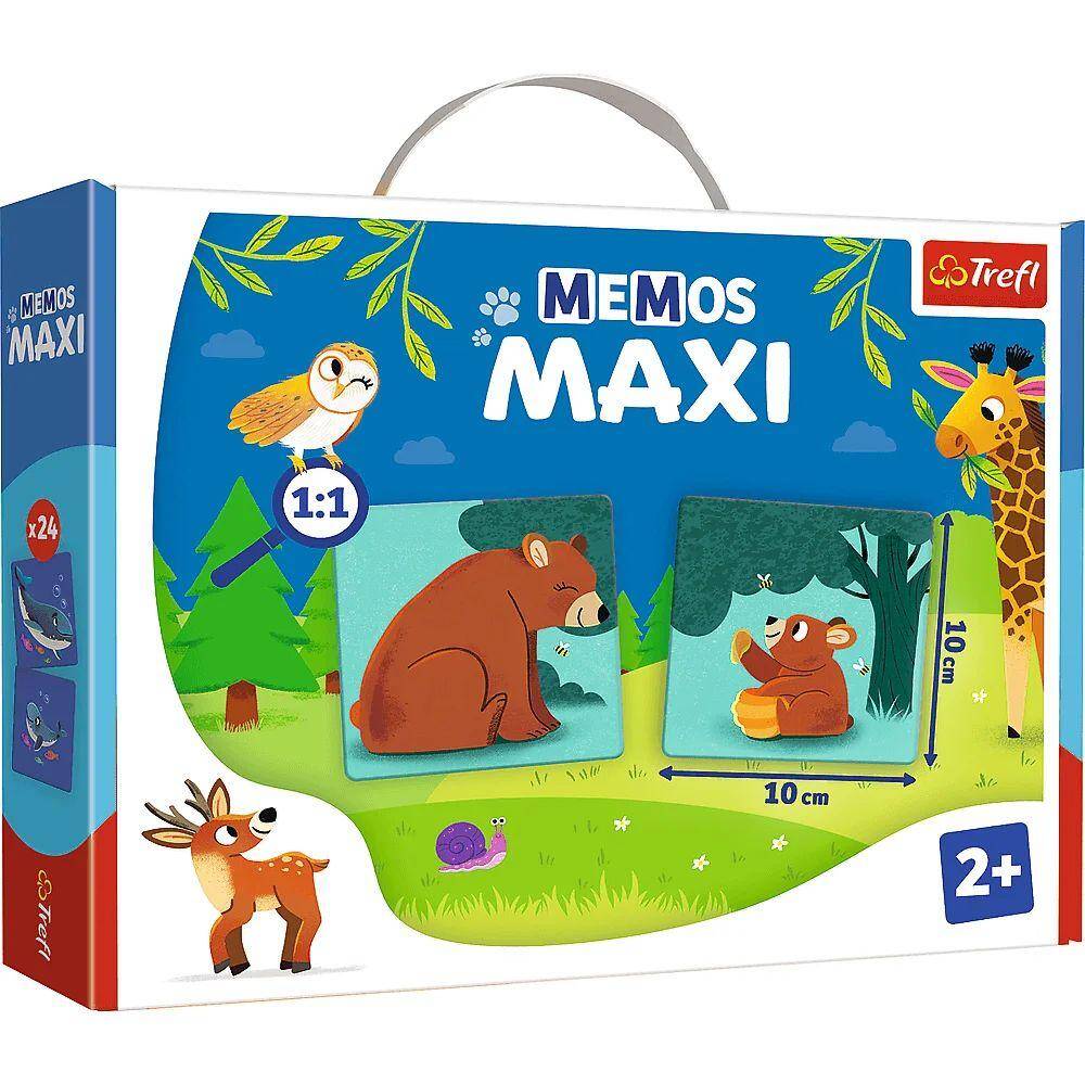 Gra Memos Maxi Zwierzęta i ich dzieci wer. ukraińska 02268