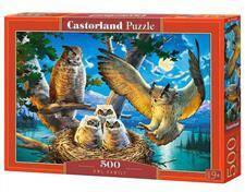 Puzzle 500  Owl Family