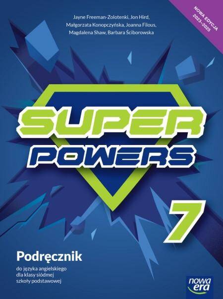 Super Powers 7 NEON Podręcznik do języka angielskiego dla klasy siódmej szkoły podstawowej edycja 2023/2025
