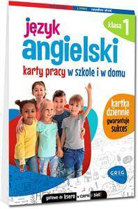 Język angielski. Karty pracy w szkole i w domu klasa 1. Oprawa miękka