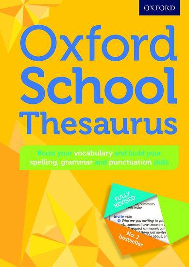 Oxford School Thesaurus Hardcover 2016