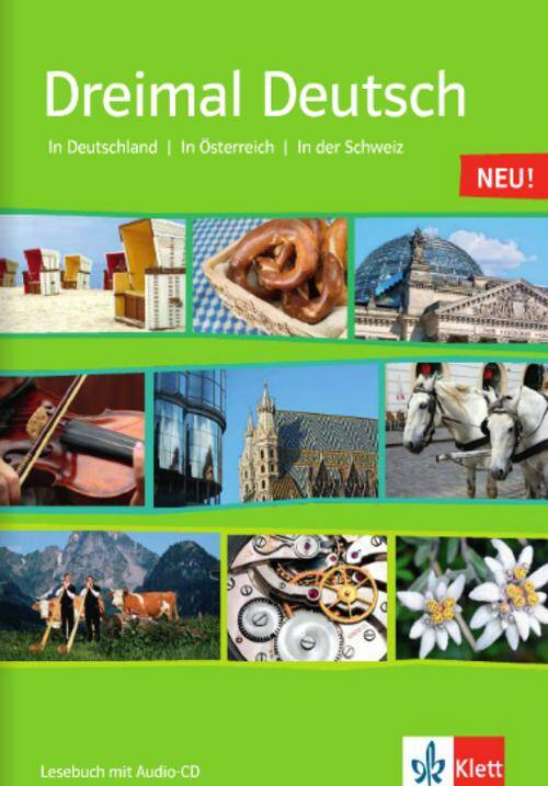 Dreimal Deutsch Lesebuch + Audio-CD