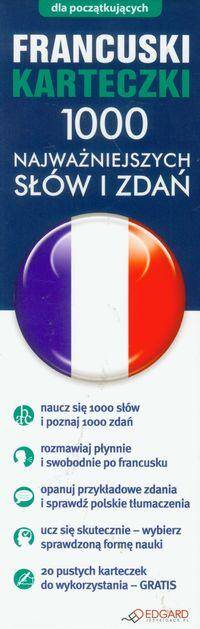 Francuski  Karteczki 1000 najważniejszych słów i zdań