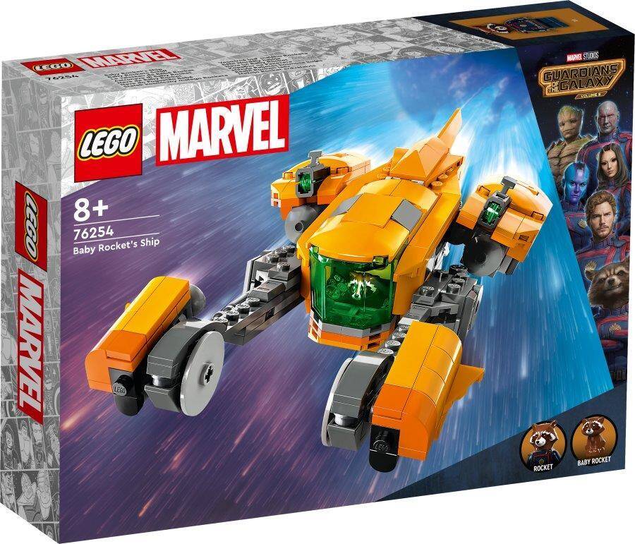 LEGO® 76254 Marvell Statek kosmiczny małego Rocketa (330 elementów)