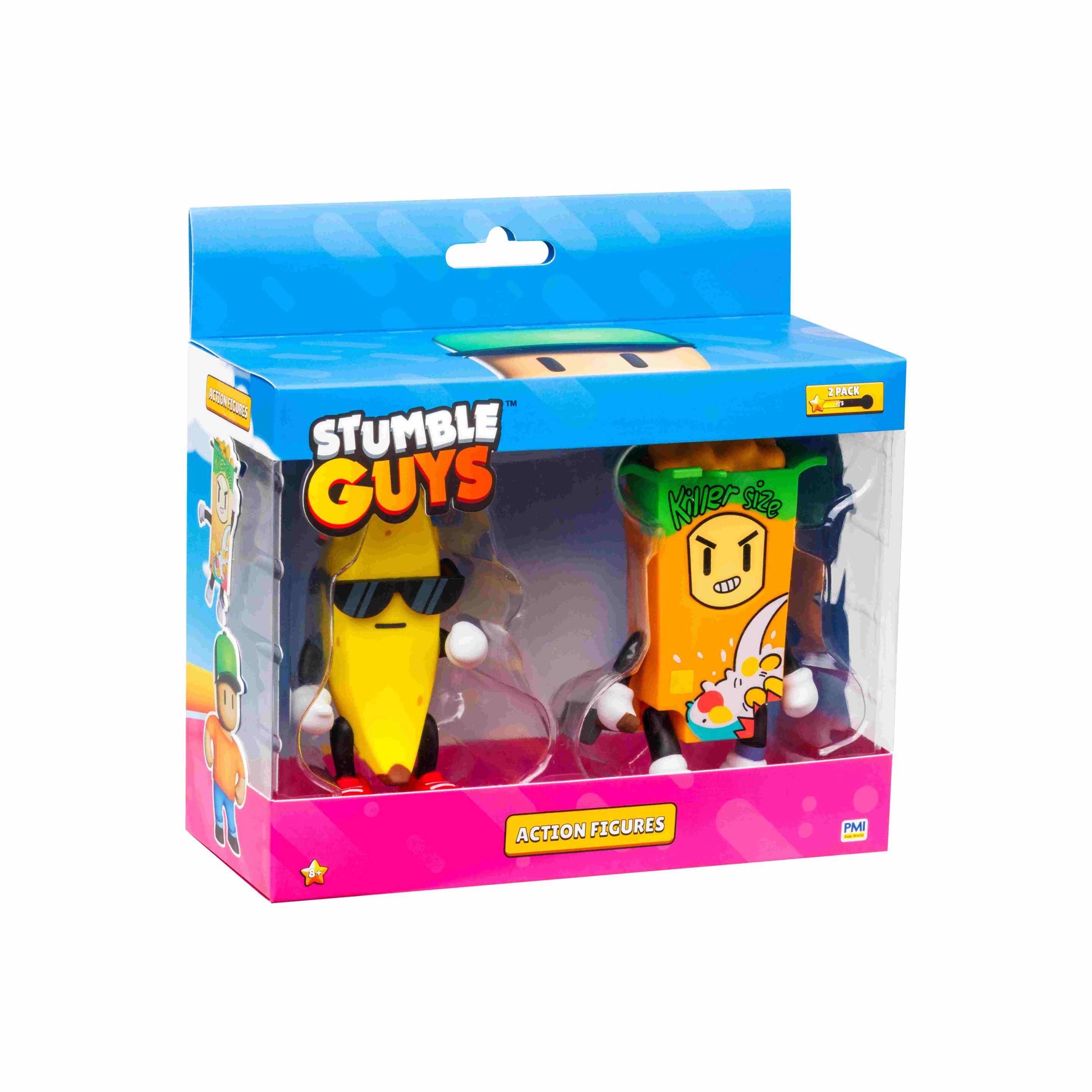 Stumble Guys Action Figure 2 pack Banana Guy Cerial Killer