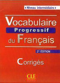 Vocabulaire Progreif du Francais Niveau Intermediaire 2ed  Corriges (Zdjęcie 1)