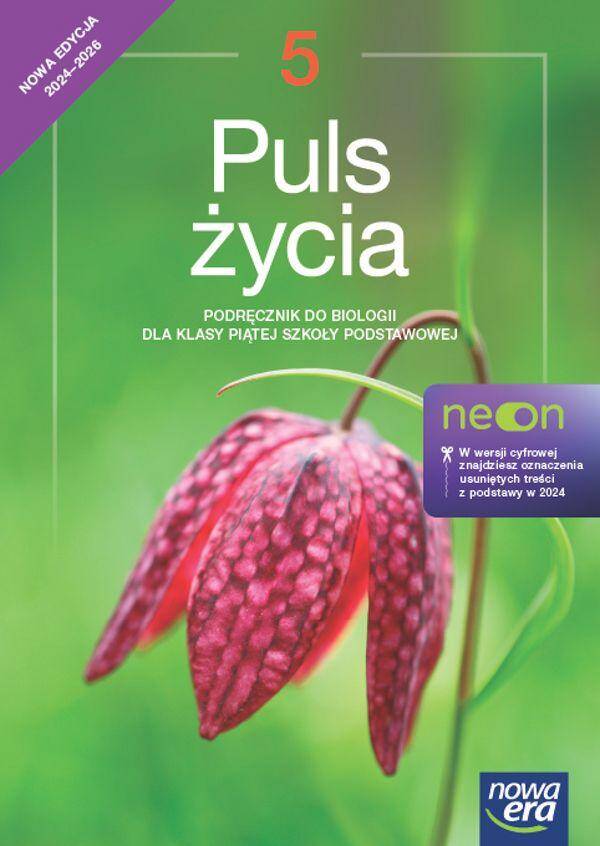 Puls życia NEON SP kl. 5 Podręcznik do biologii NOWA EDYCJA 2024-2026