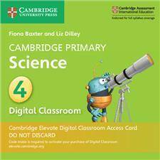 Cambridge Primary Science Stage 4 Cambridge Elevate Digital Classroom Access Card (1 Year)