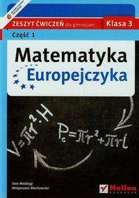 Matematyka Europejczyka 3 Zeszyt ćwiczeń Część 1