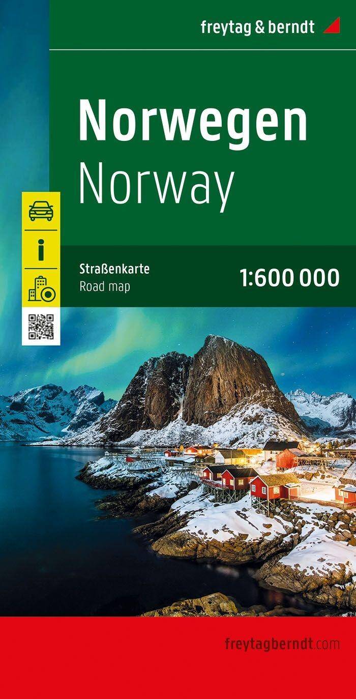 Mapa Norwegia 1:600 000 FB