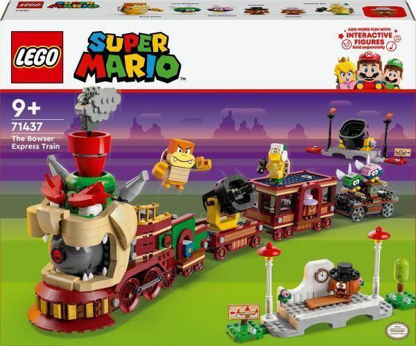 LEGO® SUPER MARIO Bowser i pociąg ekspresowy 71437 (1392 elementy)