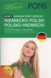 Nowy słownik szkolny duży niemiecko-polski polsko-niemiecki