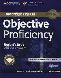 Objective Proficiency 2nd Edition Student's Book without answers