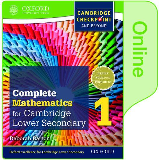 Complete Mathematics for Cambridge Secondary 1: Online Book