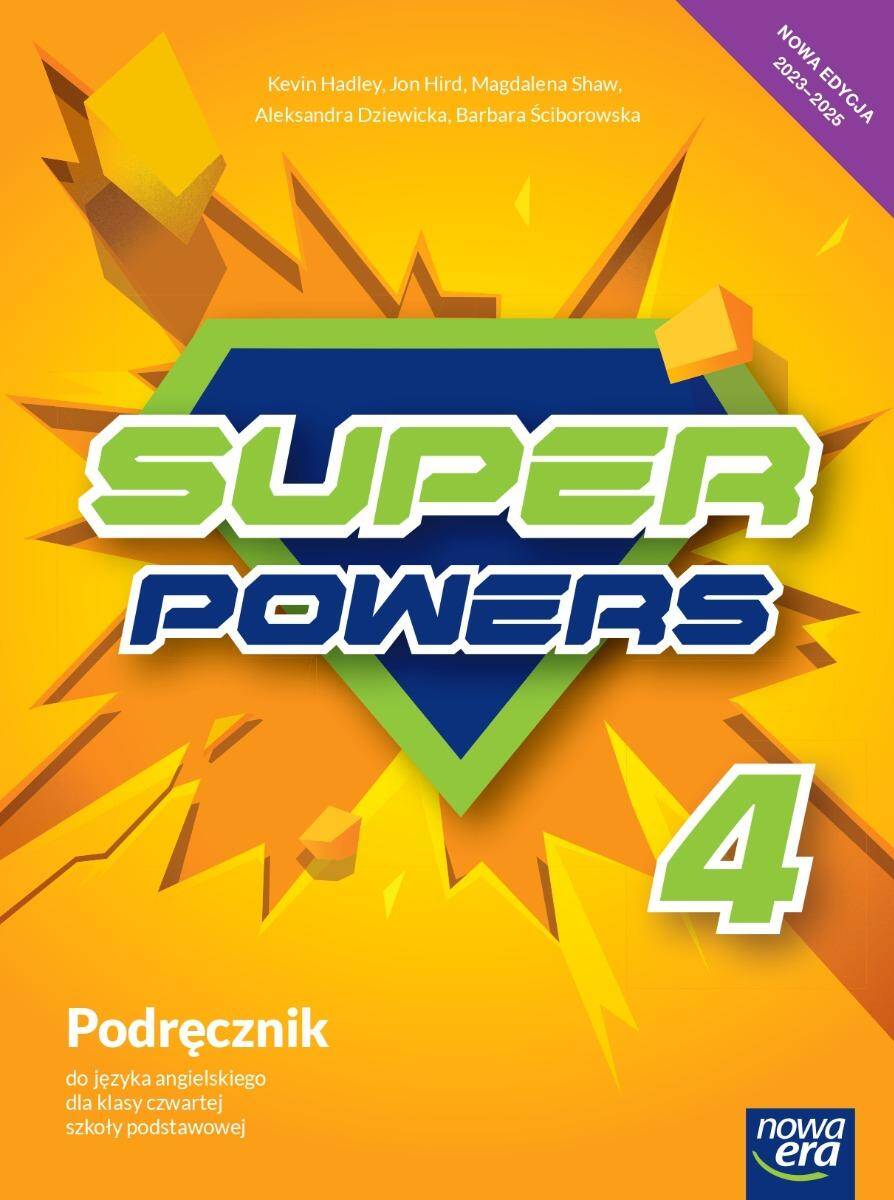 Super Powers 4 NEON Podręcznik do języka angielskiego dla klasy czwartej szkoły podstawowej edycja 2023-2025