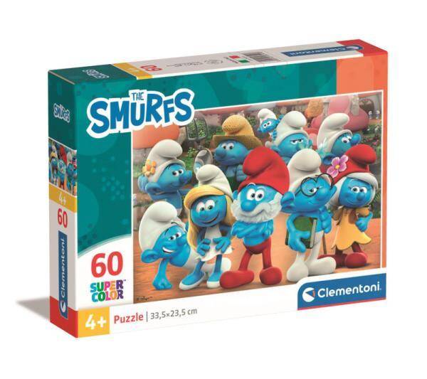 Clementoni Puzzle 60el Smerfy 26191