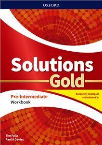 Solutions Gold Pre-Intermediate Workbook Zeszyt ćwiczeń z kodem do interaktywnego zeszytu ćwiczeń (Zdjęcie 1)