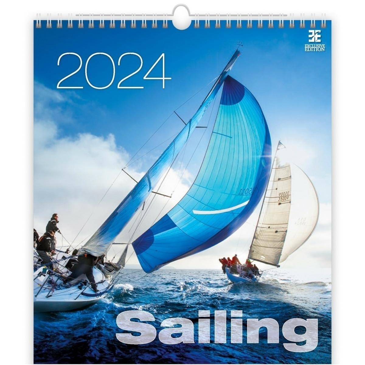 Kalendarz 2024 Sailing ekskluzywny ścienny