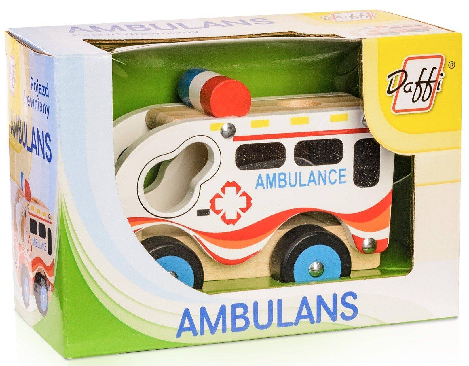 Auto drewniane Ambulans