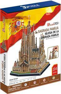 Cubic Fun Puzzle 3D Katedra Sangrada Familia w Barcelonie