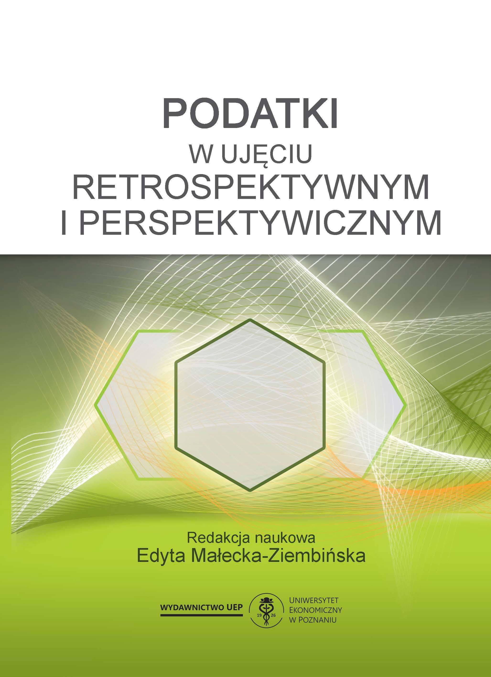 Podatki w ujęciu retrospektywnym i perspektywicznym